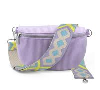 Artvall - Umhängetasche Cord Tasche Handtasche weiche Cordtasche Bauchtasche Klein mit Schultergurt Design Taschenband abnehmbar verstellbares Riemen Crossbody Bag Hüfttasche Damen mit Reißverschluss