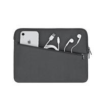 Artwizz Neoprene Sleeve PRO Tasche kompatibel mit MacBook Pro 14 (2024-2021), Schutzhülle mit Zubehör-Fach, Titan-Grau, 14 Zoll