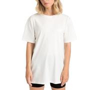 Aruki Frauen übergroße Boyfriend Tee, Causal Crewneck Soft T-Shirt, übergroße Kurze Ärmel T-Shirt für Frauen, Loose Fit für Lounging, Workouts, Gym - Cloud Dancer - XLarge