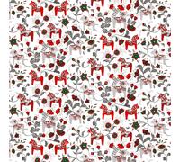 Arvidssons Textil Leksand Stoff Weinrot