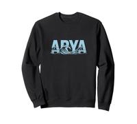 Arya Sea Waves - Personalisierter Name Ocean Beach Art Sweatshirt