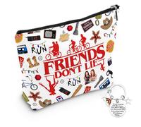 ARYIMYDP Kosmetiktasche, 1 Stk Ultraleicht, Kleine Schminktasche mit Schlüsselanhänger & Sternen-Rainbow Design, Kompakte Handtaschen Organizer Tasche, Ideales Mädchen Geschenk