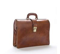 Arzttasche aus Leder - D&D0409 - Made in Italy (Honig)