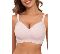 As Fairy Ohne Bügel BH für Damen, Push-UP Bequeme Nahtloser Bralettes mit Weicher Unterstützung Volle Abdeckung Alltags für Große Brüste BHS (Rosa M)