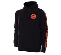 AS Roma Copa Herren Rom Kapuzenpullover, Schwarz, XL