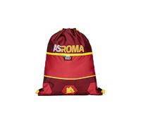 AS Roma Seven - Rucksack Fußball - VERSO LA VITTORIA Gelb Rot - Rucksack mit Kordelzug - Easy Bag Sport - Rucksack Sport - Rucksack Sport für Kinder