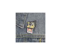 (As show, One size) Brooch Pins for Women, Fashion Cartoon Camera Enamel Alloy Brooch Pin Badge Lapel Denim Jacket Decor (Camera),2024 Ping