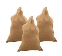 ASAKKURA 3 Stück Jutesäcke 50x80cm aus Natürlichem Leinen Wiederverwendbare Gemüse und Kartoffelsäcke mit Luftzirkulation Mehrzweck Aufbewahrung für Lebensmittel und Hochwasserschutz