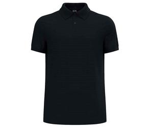 Ascent Poloshirt Naturfaser Herren-Black-L