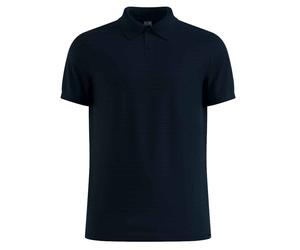 Ascent Poloshirt Naturfaser Herren-Dark sapphire-L
