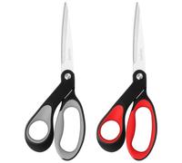 Asdirne True Linkshänder-Stoffschere, robuste Mehrzweck-Schneiderschere zum Nähen, Edelstahl-Klingen und Komfortgriff, geeignet für Stoff, 22,9 cm, 2 Stück