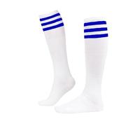 ASFWAGQ Klassische Damen Socken Cheerleader Kostüm Kniestrümpfe Schlauchstrümpfe Sportsocken mit drei Streifen
