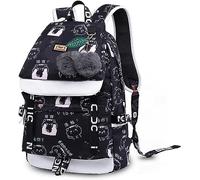 Asge Damen Mode Schultasche Kawaii Druck Rucksack Mädchen Lässig Wasserdicht Backpack Schule Teenager Daypack