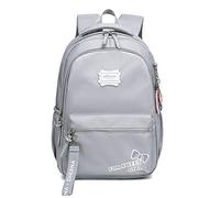 Asge Daypack City Damen Herren Rucksack Mädchen Schulranzen Schulrucksack Moderner Backpack Tasche für klassischen Reise Sport Freizeit (Grau)