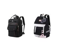Asge Rucksack Damen Schulrucksack Mädchen Teenager Backpack & Schulrucksack Mädchen Schulranzen Schultasche