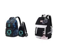 Asge Schulrucksack für Jungen und Mädchen - Wasserdichter Rucksack Teenager & Schulrucksack Mädchen Schulranzen mit Ergonomischem Design