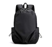 Asge14 5 Zoll Oxford Laptop-Rucksack Herren Freizeit Tagesrucksack wasserfester Reise-Wanderrucksack für Frauen und Männer (Schwarz)