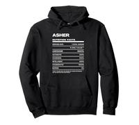 Asher Durchschnittliche Nährwerte Name Lustig Pullover Hoodie