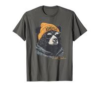 Asheville Bear WNC Hippie AVL Bergkunst aus North Carolina T-Shirt