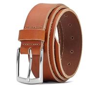 Ashford Ridge 34-mm-Gürtel aus Vollnarbenleder mit klassischer Schnalle - Bräunen XL