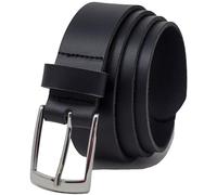 Ashford Ridge 34-mm-Gürtel aus Vollnarbenleder mit klassischer Schnalle - Schwarz 2XL