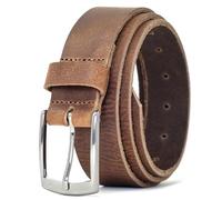 Ashford Ridge 34-mm-Gürtel aus Vollnarbenleder mit klassischer Schnalle - Vintage-Braun 2XL