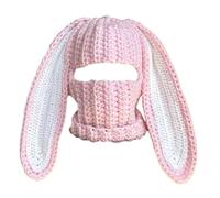 ASHLUYAK Halloween-Sturmhaube, lustige Hasenohren, Hasenohren, Sturmhaube, Beanie-Mütze, Hasenohren, Skullies-Mütze, Hasenohren, Sturmhaube