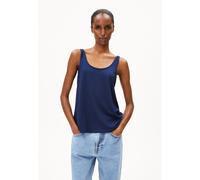 ASHRAANI SOLID | Top aus LENZING™ ECOVERO™ Viskose Mix - blau (S)