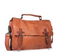 Harbour 2nd Ashton Messenger Leder 25 cm Laptopfach braun