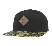 Djinns - Crazy Pattern Asian Tiger (Black) - Snapback Cap Baseballcap Hat Kappe Mütze Caps
