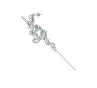 Asiatischer Kombinations Drachen Design Ohrschmuck Hohl Geschnitzte Legierung Leichte Manschetten Für Tag Und Nacht Outfit Verbesserung Geschichtetes Drachen Accessoire