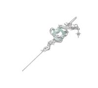 Asiatischer Kombinations Drachen Design Ohrschmuck, hohl geschnitzte Legierung, leichte Manschetten zur Verbesserung des Tages und Nachtoutfits, süße, kantige Drachenmanschette