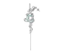 Asiatischer Kombinations Drachen Design Ohrschmuck, hohl geschnitzte Legierung, leichte Manschetten zur Verbesserung des Tages und Nachtoutfits, künstlerische, durchbrochene Kletterer