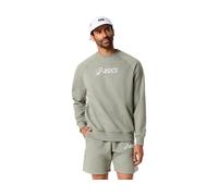 ASICS ASICS LOGO FLEECE CREW-NECK TOP Lichen Green M 2031F326.300