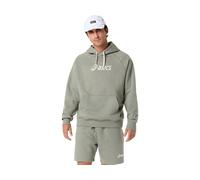ASICS Logo Fleece Pullover Hoodie Herren Pullover & Midlayer M Grün