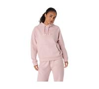 Damen Tennissweatshirt Asics Logo Fleece Pullover - morganite - Rosa (XS)
