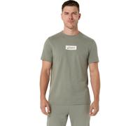 Asics Chest Logo Herren T-Shirt, grün M