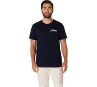 Asics Chest Logo T-Shirt, blau 2XL