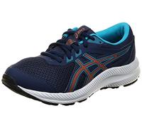 ASICS Contend 8 GS Sneaker, Indigo Blue/Sun Peach, 39 EU