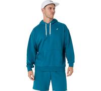Herren Tennissweatshirt Asics French Terry Relaxed Pullover - dark teal - Blau (M)