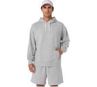 Herren Tennissweatshirt Asics French Terry Relaxed Pullover - grey heather - Grau (M)