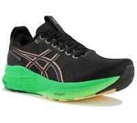Laufschuh ASICS "GEL-KAYANO 32", Herren, Gr. 44, schwarz, vital grün, Synthetik, Schuhe Laufschuh, für mehr Stabilität (35762919-44) schwarz, vital grün