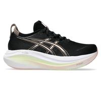 asics gel nimbus 27 laufschuhe schwarz koralle damen