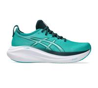 Asics Laufschuhe Gel Nimbus 27 (Dämpfung) türkis/grün Herren, Größe Euro (US) 45 (11)