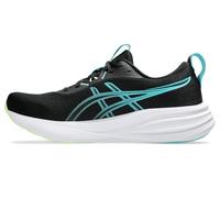 ASICS Herren Sport Running Laufschuhe Gel Pulse 17 Sneaker 1011C153 004, Farbe:004 - Black/Energy Aqua - Schwarz Türkis Blau, Schuhgröße:44.5 EU