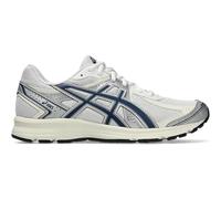Sneaker ASICS "JOG 100S", Damen, Gr. 39, weiß, independence blau, Synthetik, Schuhe Sneaker (62125559-39) weiß, independence blau