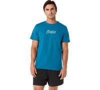 Asics Logo Graphic Herren T-Shirt, blau S