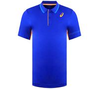 Asics Logo Herren-Padel-Poloshirt in Blau XS