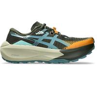 asics trabuco max 5 trail laufschuhe fur herren khaki blau 44.1/2