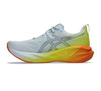 ASICS Novablast 5 Sunny Sizzle Laufschuhe Neutralschuh Herren hellblau - Sky/Lemon Spark 47
